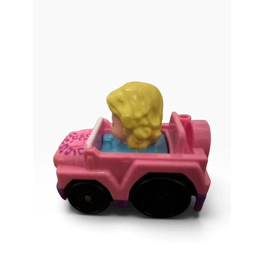 Fisher Price Little People Wheelies Pink Leopard SUV Girl Driver DRH03 2014